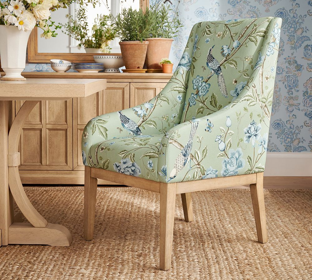 Kravet York Upholstered Dining Armchair | Pottery Barn (US)