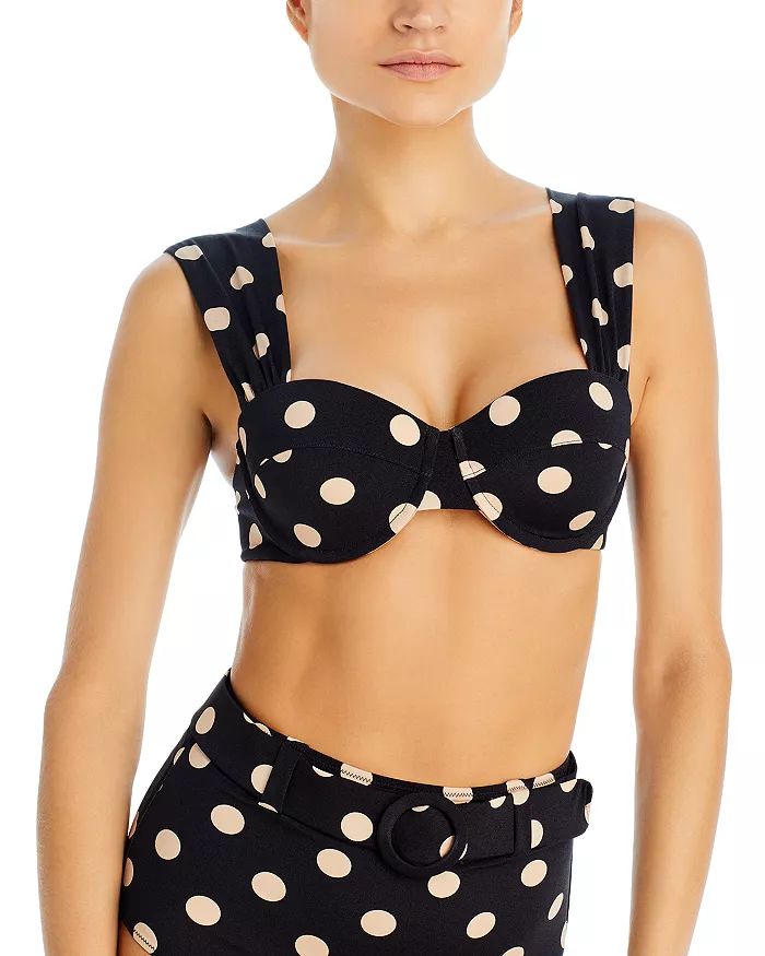 Audrey Polka Dot Bikini Top | Bloomingdale's (US)