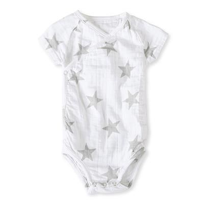 aden + anais silver star short sleeve kimono body suit | aden + anais