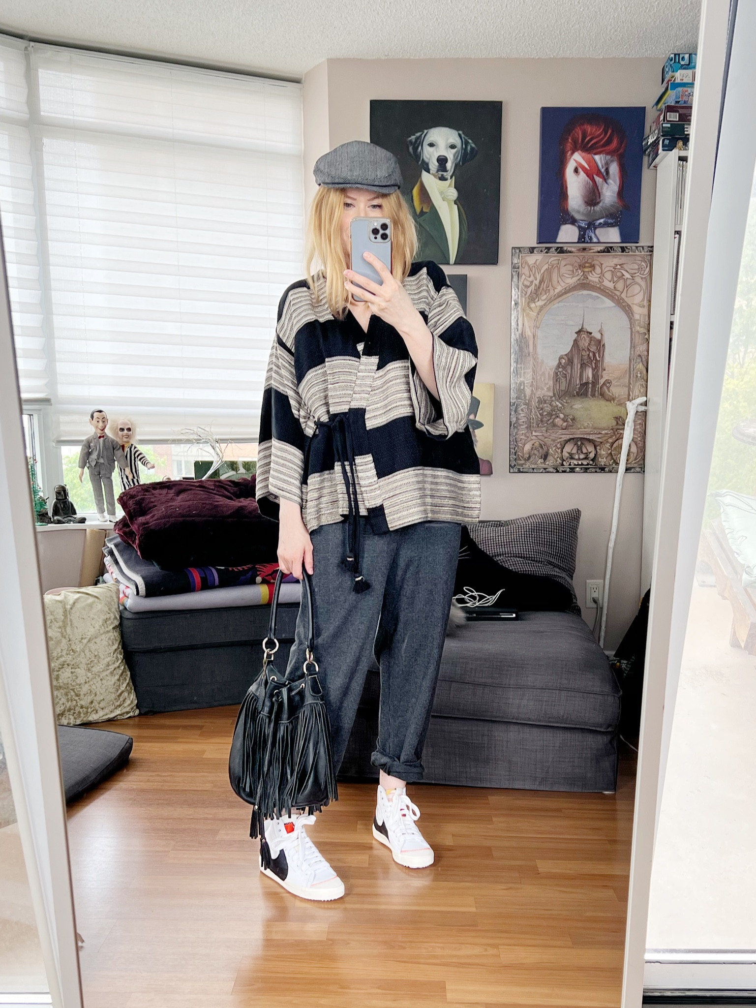 Before I buy something I always make try to think of three different outfits that I can wear the piece in. If I can’t, I don’t buy it. I even do that with secondhand items like this wrap shirt. This was one way I thought of wearing it.
Top and bag secondhand.
•
.  #summerlook  #torontostylist #StyleOver40  #menswearinspired #secondhandstyle #poshmarkFind #thriftFind #thriftstyle #secondhandFind #fashionstylist #FashionOver40  #MumStyle #genX #genXStyle #shopSecondhand #genXInfluencer #WhoWhatWearing #genXblogger #secondhandDesigner #Over40Style #40PlusStyle #Stylish40s #styleTip  #HighStreetFashion 


#LTKFind #LTKstyletip #LTKshoecrush