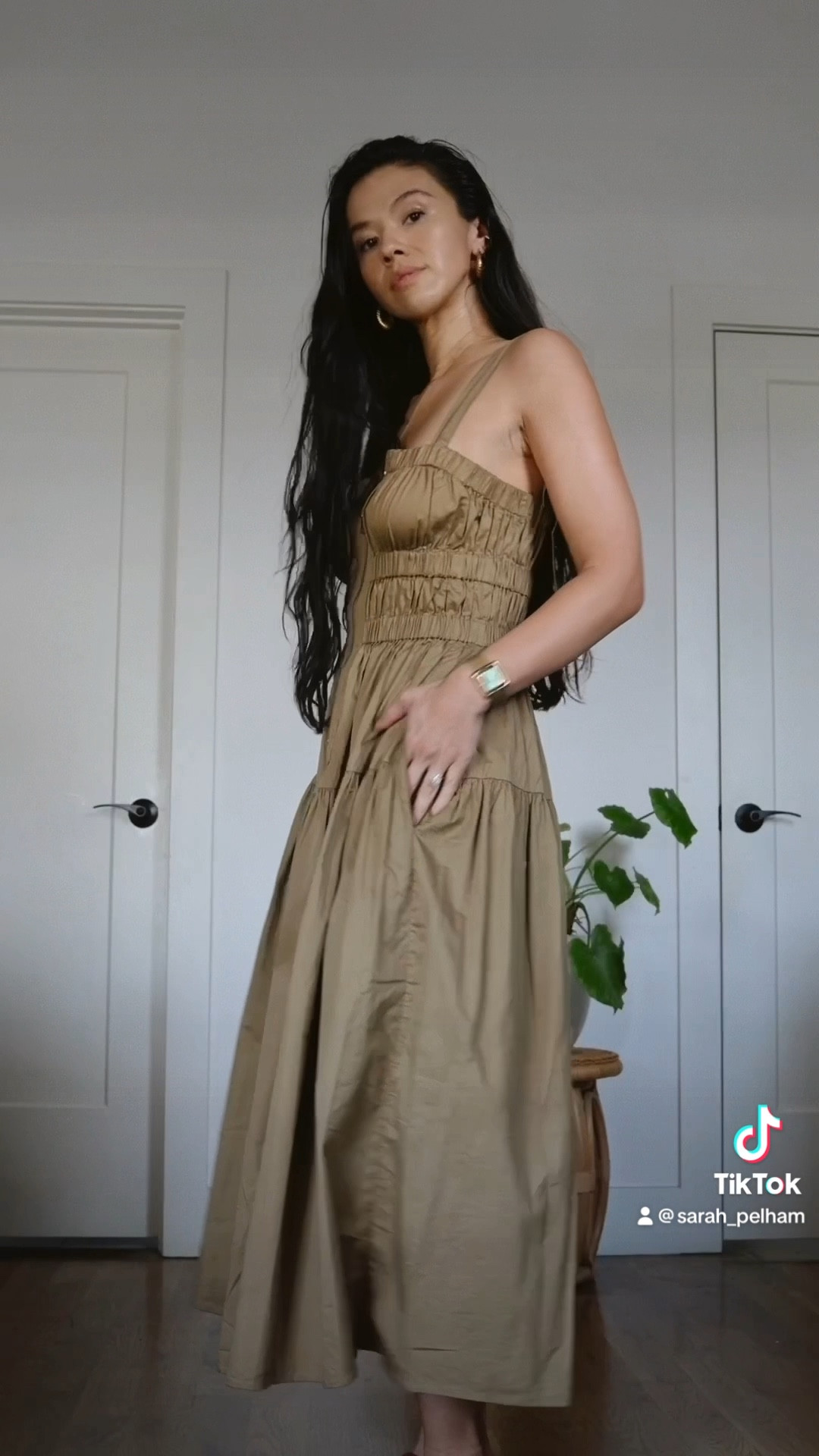 Hints of green for this spring outfit 🍃 

*update* dress sold out quickly, but you can sign up for a notification when it restocks. 


#LTKstyletip #LTKVideo #LTKSeasonal