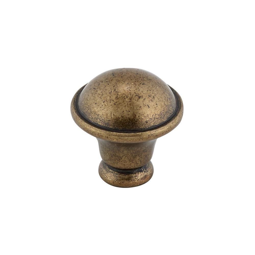 Richelieu Hardware 1-1/4 in. (32 mm) Regency Brass Traditional Metal Cabinet Knob | The Home Depot