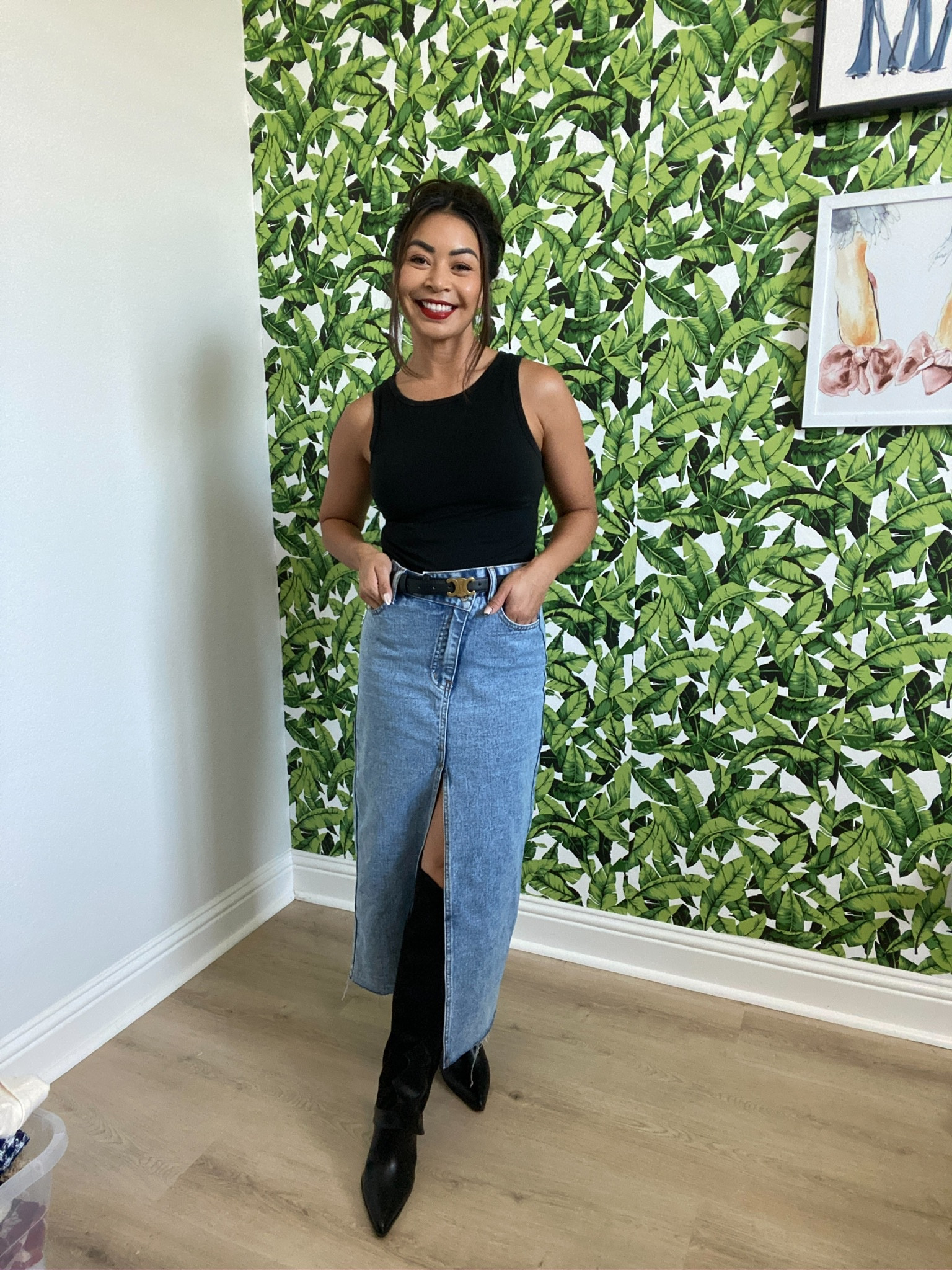 Denim Skirt Outfit - Styling Denim - Ways to Style a Denim Skirt - Cute Fall Outfit - Fall Fashion Essentials - Fall Trends 

#LTKstyletip #LTKSeasonal