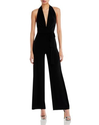 Norma Kamali Halter Wide Leg Jumpsuit  | Bloomingdale's Women | Bloomingdale's (US)