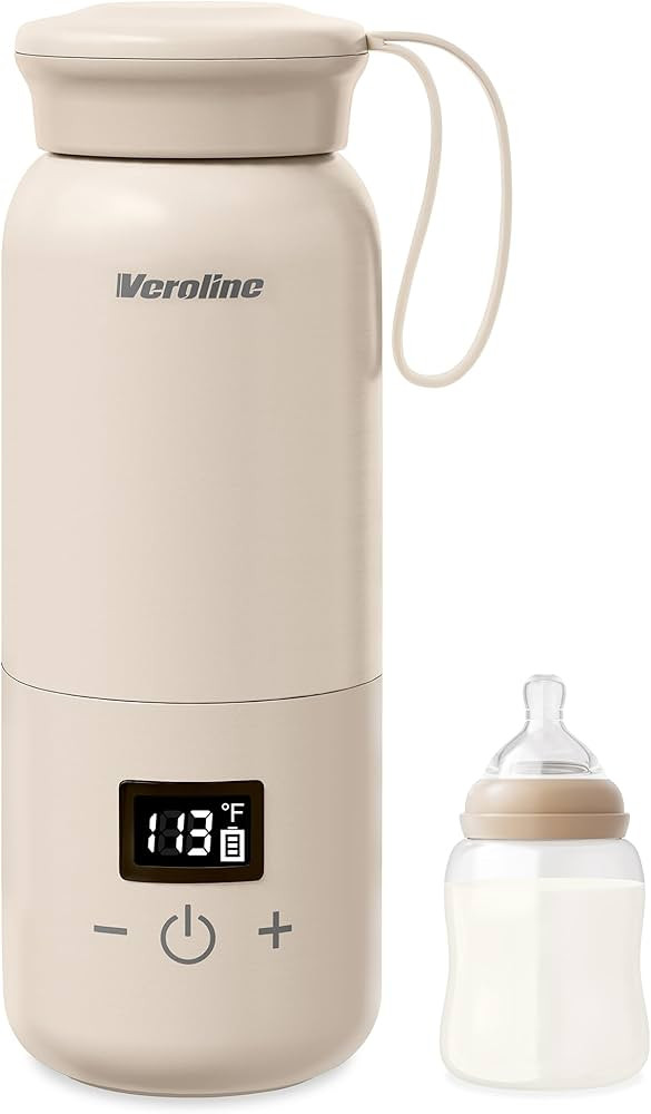 Portable Bottle Warmer for Travel, 10 Oz Baby Bottle Warmer with Adjustable Temp & Keep Warm for ... | Amazon (US)