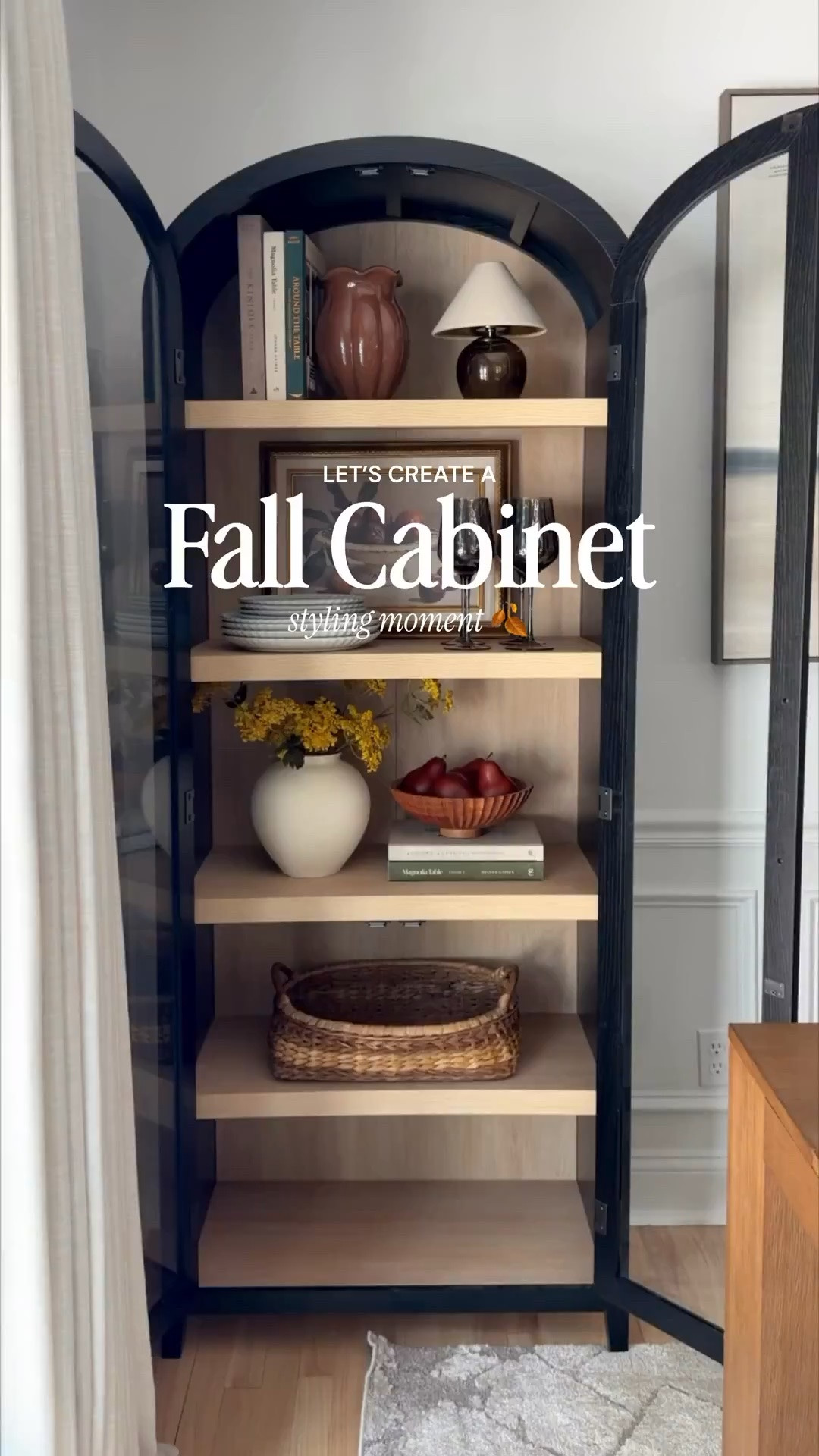 A little fall refresh in the dining room, and I’m loving how warm and cozy this cabinet feels now. 🍂🤎

I kept the styling simple with rich wood tones, amber glass, moody fruit, vintage-inspired art, and a few timeless pieces that work beautifully beyond the season.

You really don’t need to completely transform a space for it to feel different. A few thoughtful seasonal touches can bring in that cozy fall feeling while keeping everything timeless and collected. ✨

#LTKHome #LTKSeasonal #LTKmomlife