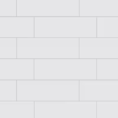 Satori Hudson Brilliant White Glossy 4-in x 12-in Glossy Ceramic Wall Tile | Lowe's
