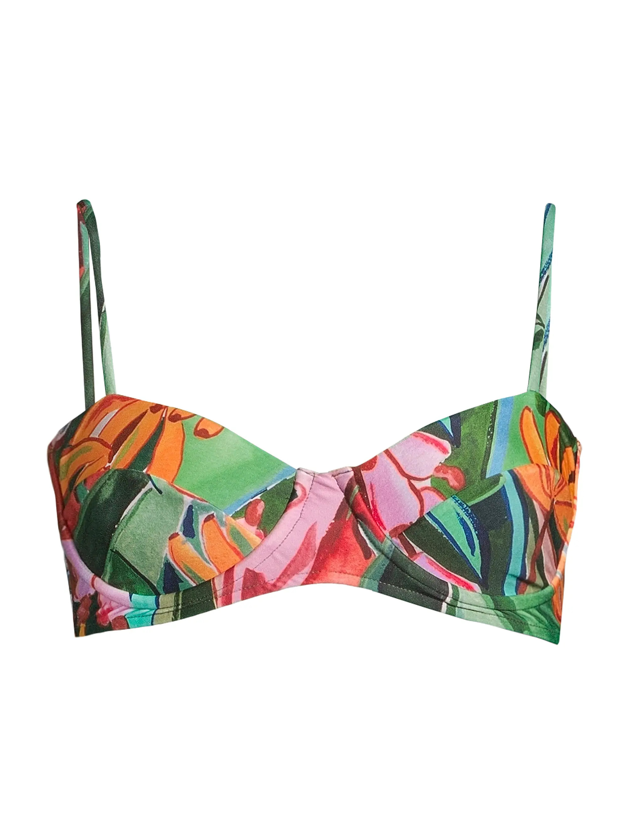 Banana Foliage Underwire Bikini Top | Saks Fifth Avenue