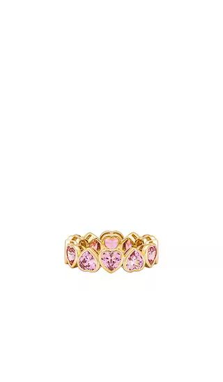 The Much Love Ring in Pink & Gold | Revolve Clothing (Global)