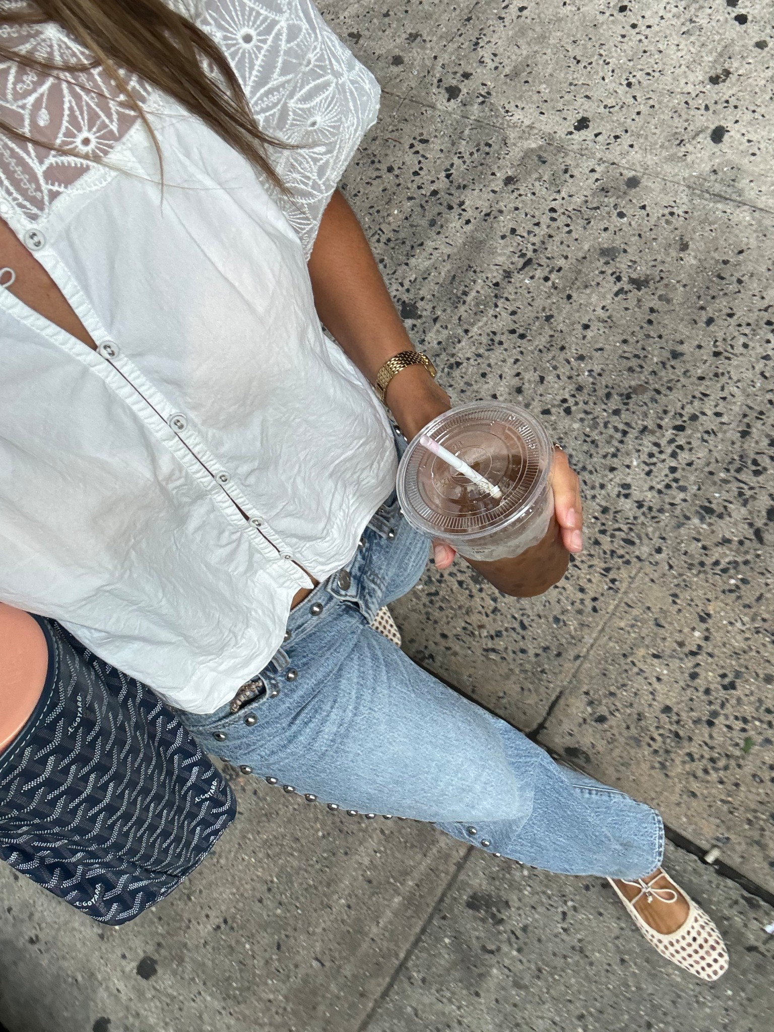 New flats!!!! New outfit!!!!🧿

#LTKSummerEdit