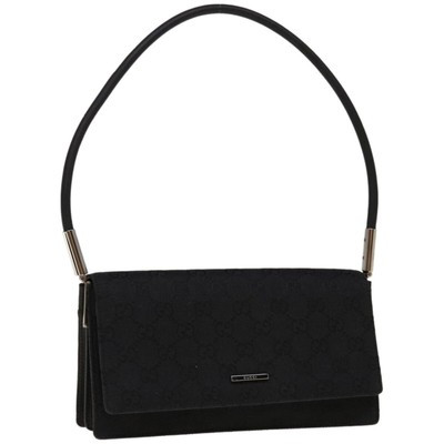 GUCCI GG Canvas Shoulder Bag Black 01235 Auth yk10637  | eBay | eBay US