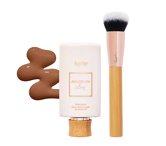 tarte Amazonian Clay Tinted Serum with Brush Auto-Delivery - QVC.com | QVC