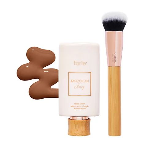 tarte Amazonian Clay Tinted Serum with Brush Auto-Delivery - QVC.com | QVC