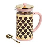Paris Hilton French Press Coffee Maker With Heart Shaped Measuring Scoop, 2-Piece Set, 8-Cup or 3... | Amazon (US)