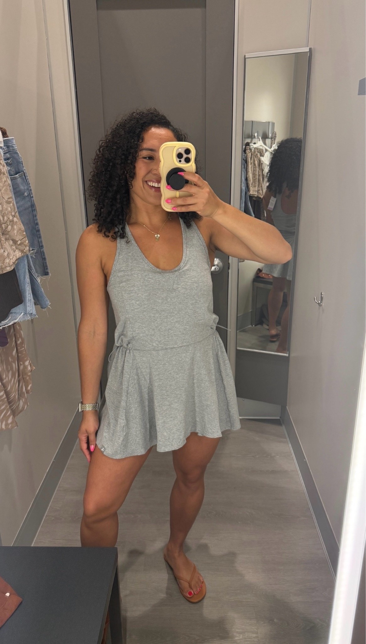 This gray romper is the perfect one-and-done outfit for warm days! The relaxed fit keeps it comfortable, while the cinched waist adds a flattering shape. Pair it with sandals for errands or sneakers for an easy everyday look.

#LTKdayinmylife #LTKgrwm #LTKootd