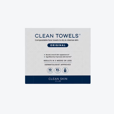 Clean Skin Club Disposable Face Towel for Improved Skin - XL - 10ct | Target