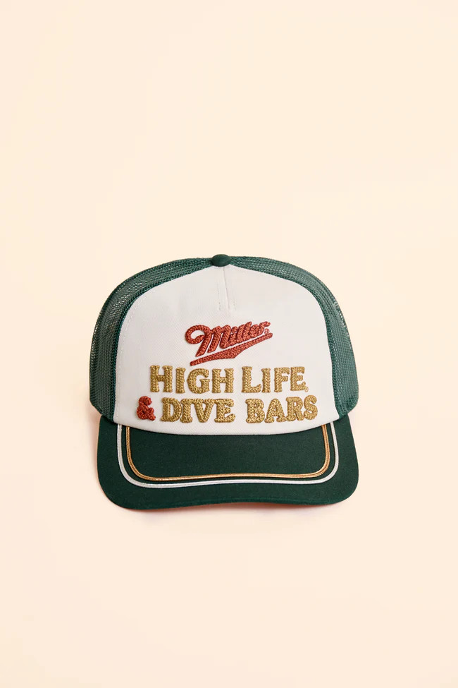 Miller High Life & Dive Bars Trucker Hat | Pink Lily