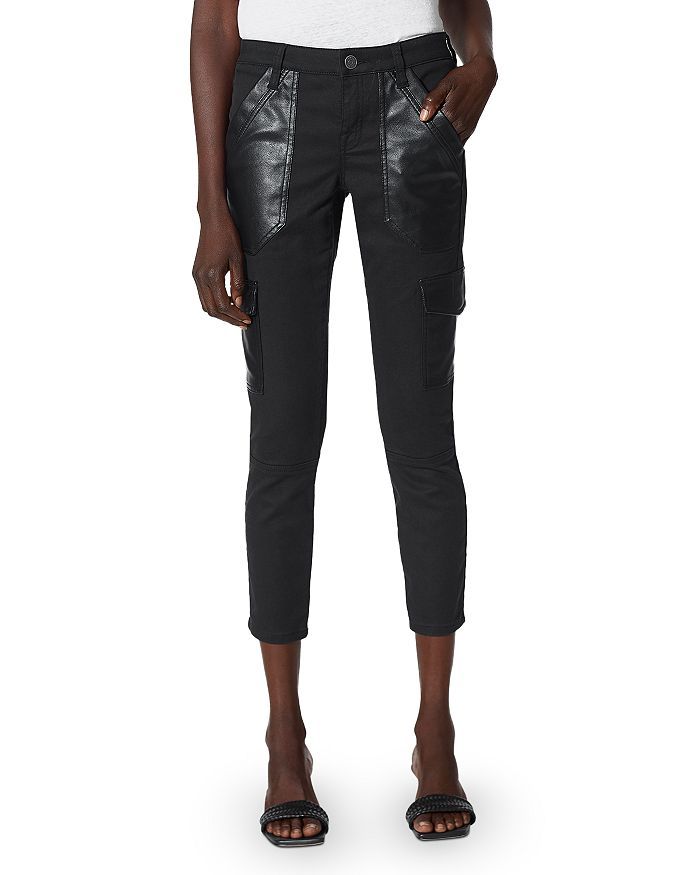 Okana Faux Leather Trimmed Cropped Pants | Bloomingdale's (US)