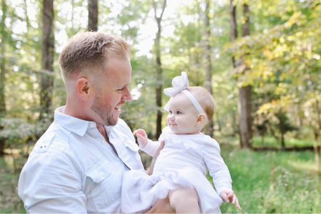 Family photography // men’s outfit for pictures: dark jeans & a light blue button up //  baby outfit for pictures: white onesie, gray tulle skirt and gray bow

#LTKbaby #LTKfamily #LTKmens