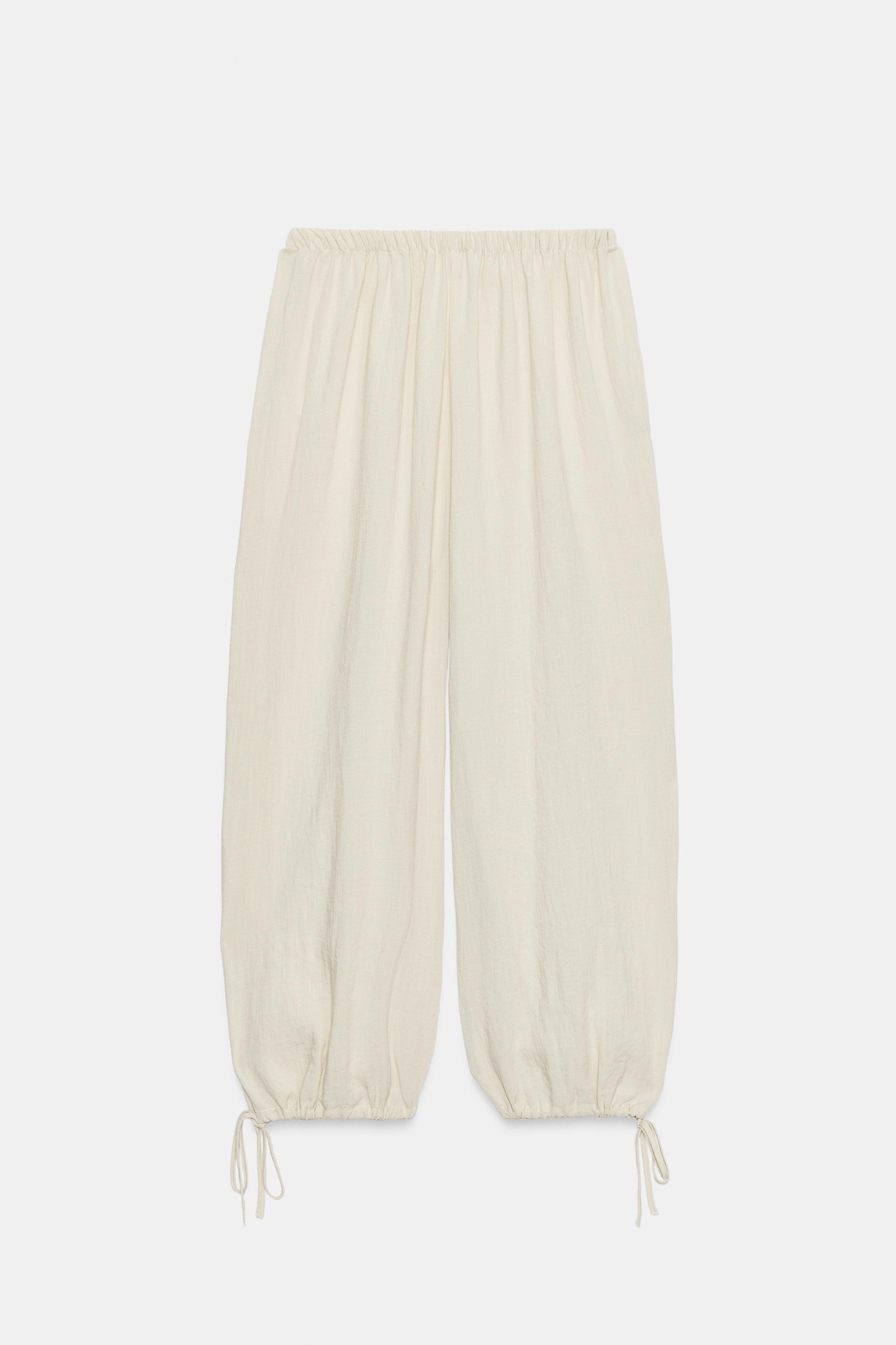 SAROUEL TROUSERS WITH ADJUSTABLE HEMS | Zara UK