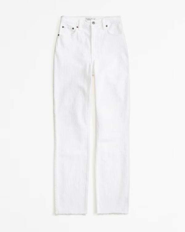 Women's Ultra High Rise 90s Straight Jean | Women's Bottoms | Abercrombie.com | Abercrombie & Fitch (US)