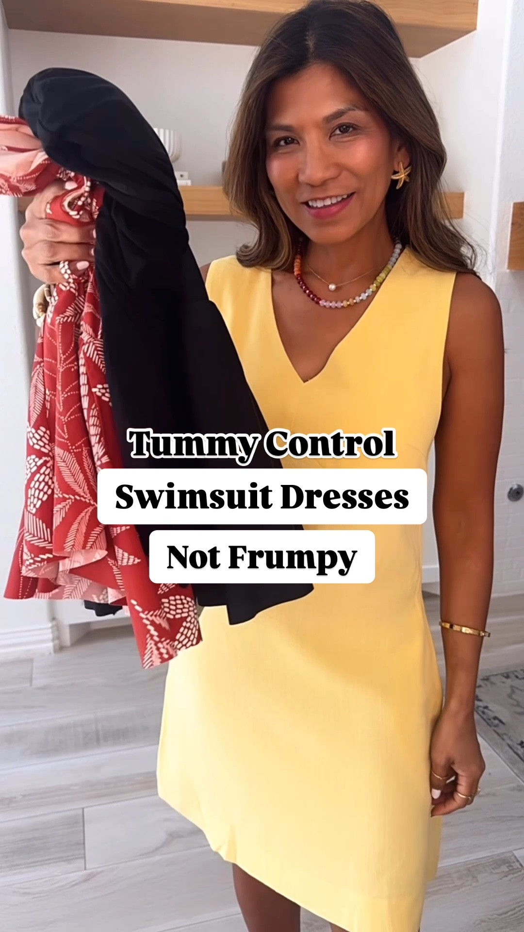 For reference: I’m 5’2” 118# 
All 3 one piece swimsuits in size small tts.
All 3 with tummy control, lined, great quality, adjustable ties. Come in more colors! 
Yellow dress in XS, has pockets. 
Black sandals with gold buckle tts.
Raffia sandals size down.
Accessories are linked.
Vacation outfits, beach outfit, pool outfits, one piece swimsuits, Amazon finds, spring fashion,spring outfits, summer outfits, fashion over 40, over 50 style, midlife fashion, petite fashion, vacation outfits, midlife fashion, cruise outfits. 


#LTKOver40 #LTKSwim #LTKFindsUnder50