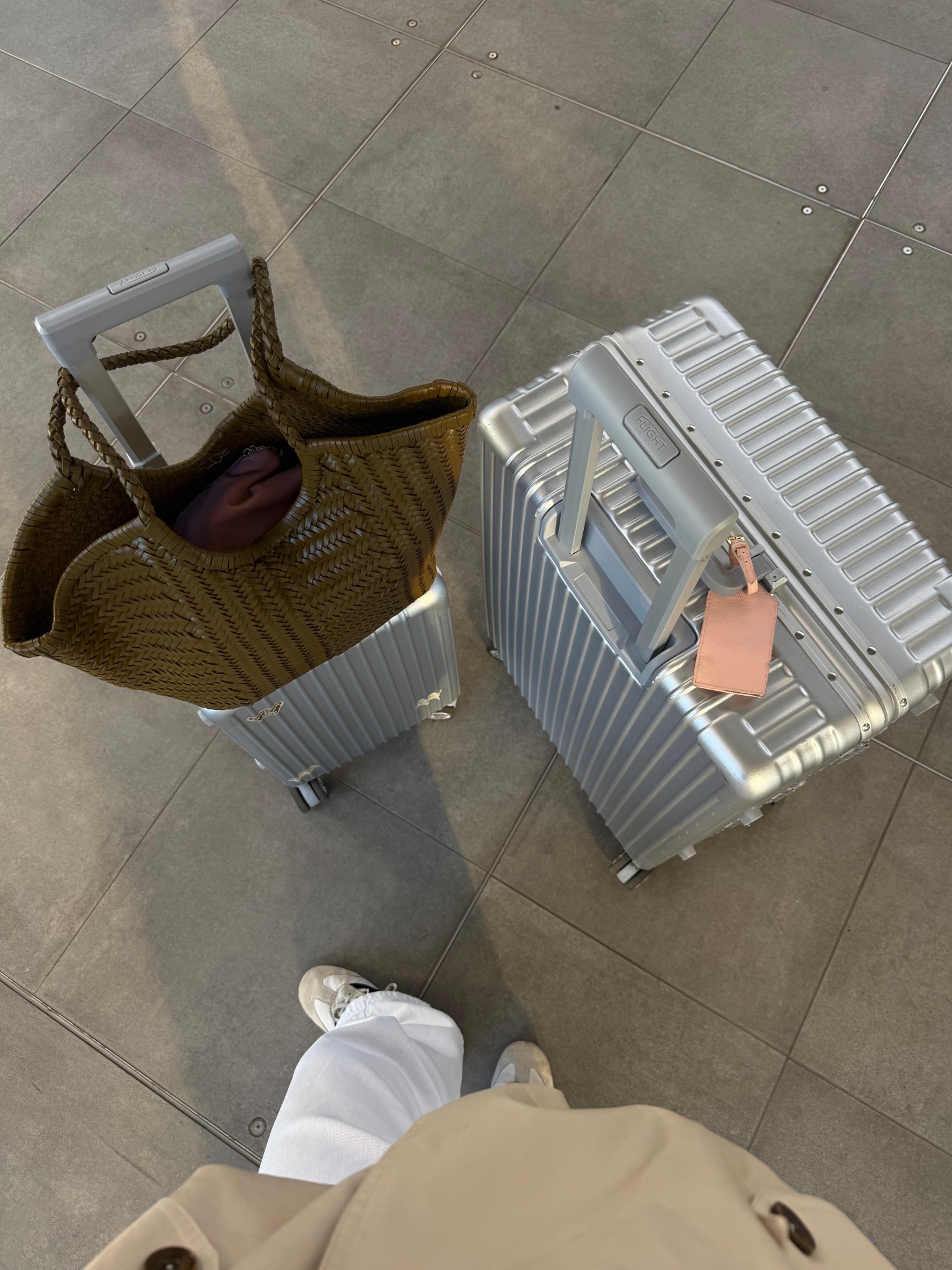 Suitcase and bag from my story <3