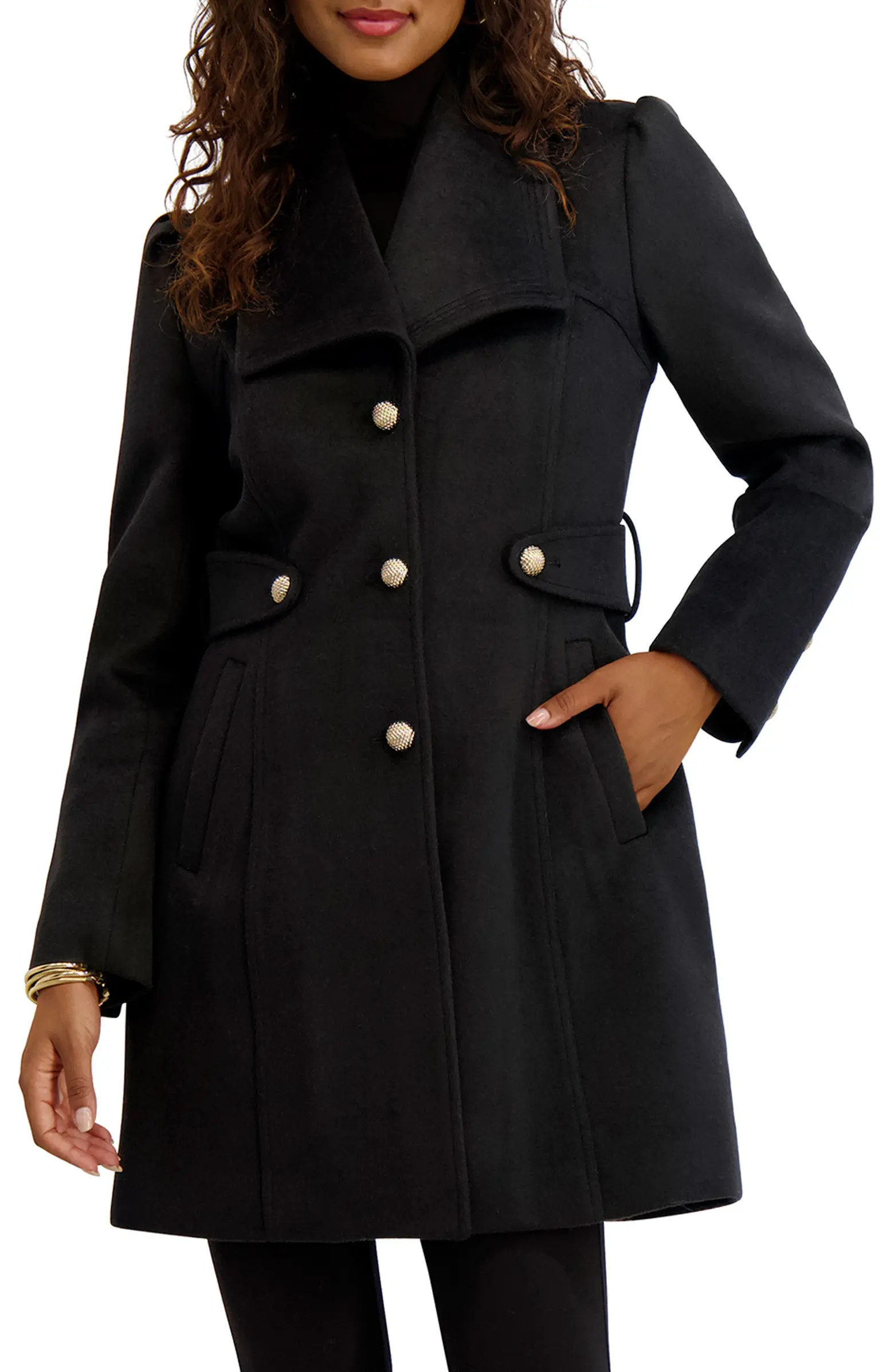 Wool Blend Long Coat | Nordstrom