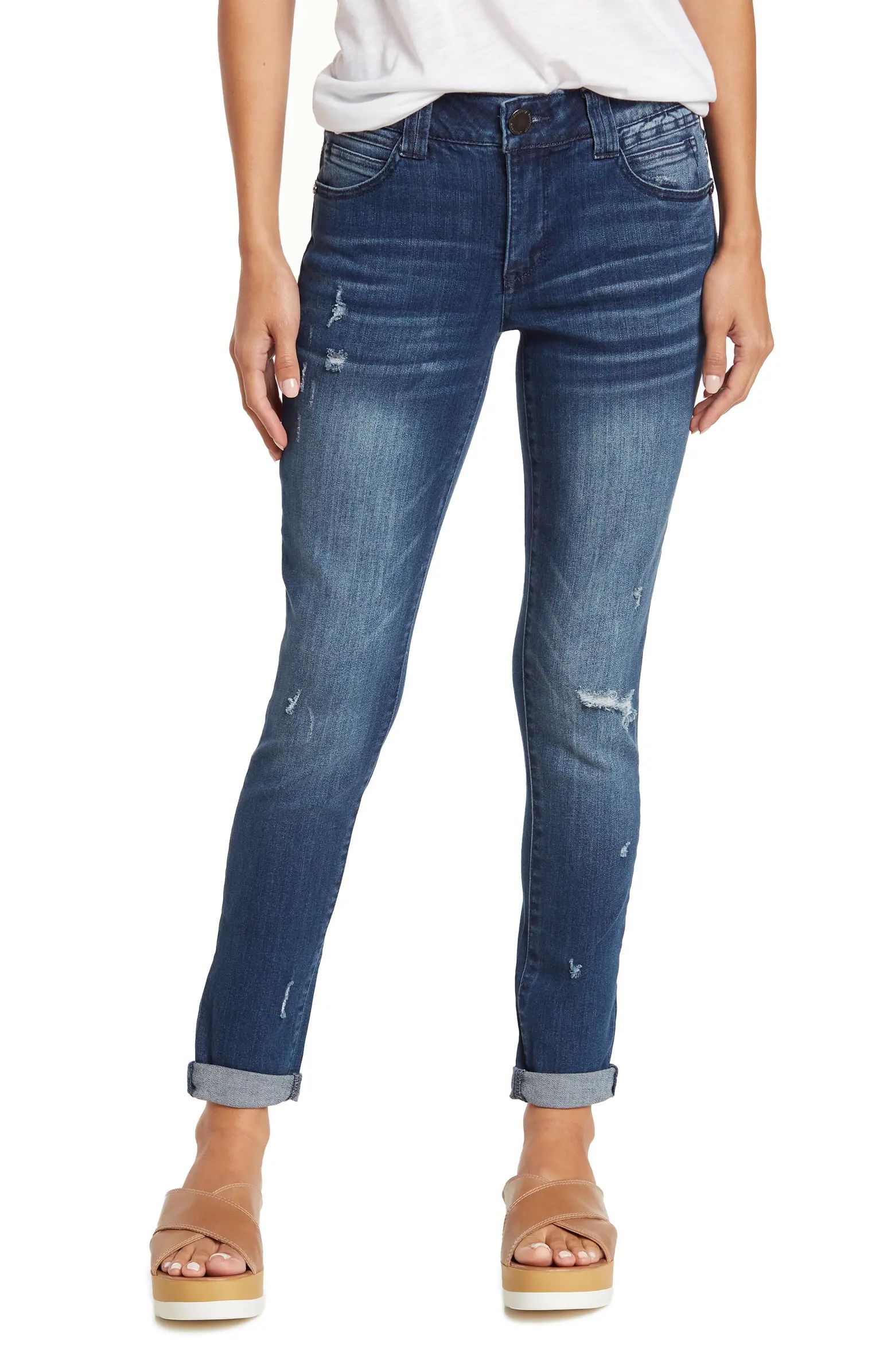 AB Technology Slim Fit Ankle Cropped Jeans | Nordstrom Rack