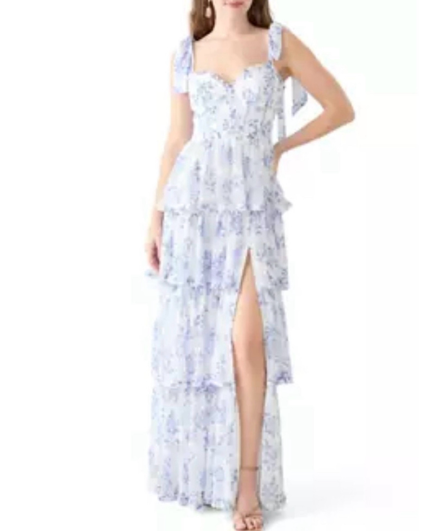 Wedding guest dress

Blue 
White


#LTKMothersDay #LTKmomlife #LTKootd