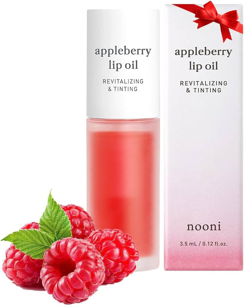 NOONI Korean Lip Oil - Appleberry | Lip Stain, Gift, Moisturizing, Revitalizing, and Tinting for ... | Amazon (US)