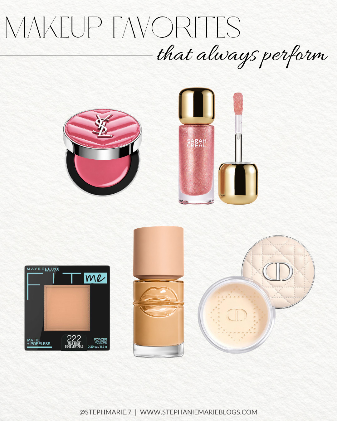 Makeup favorites that always perform! These are the reliable staples I can count on for a beautiful, polished look every time, from complexion favorites to the prettiest blush and lip picks.  

 #LTKOver40 #LTKBeauty