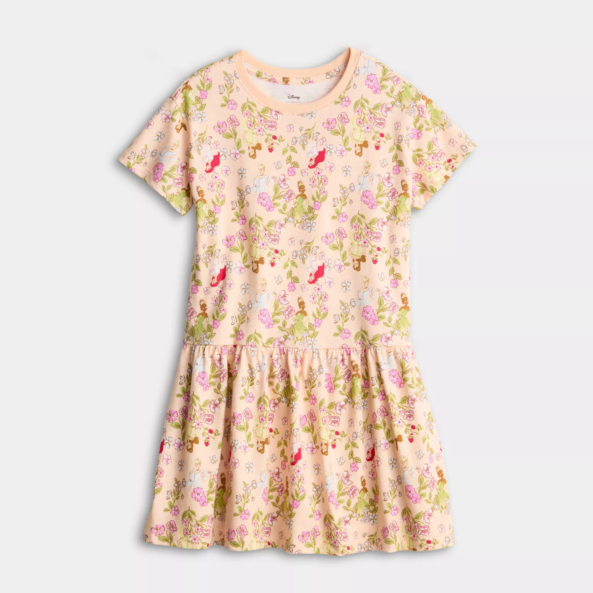 Girls Disney's / Jumping Beans® Floral Drop Waist Dress | Kohl's