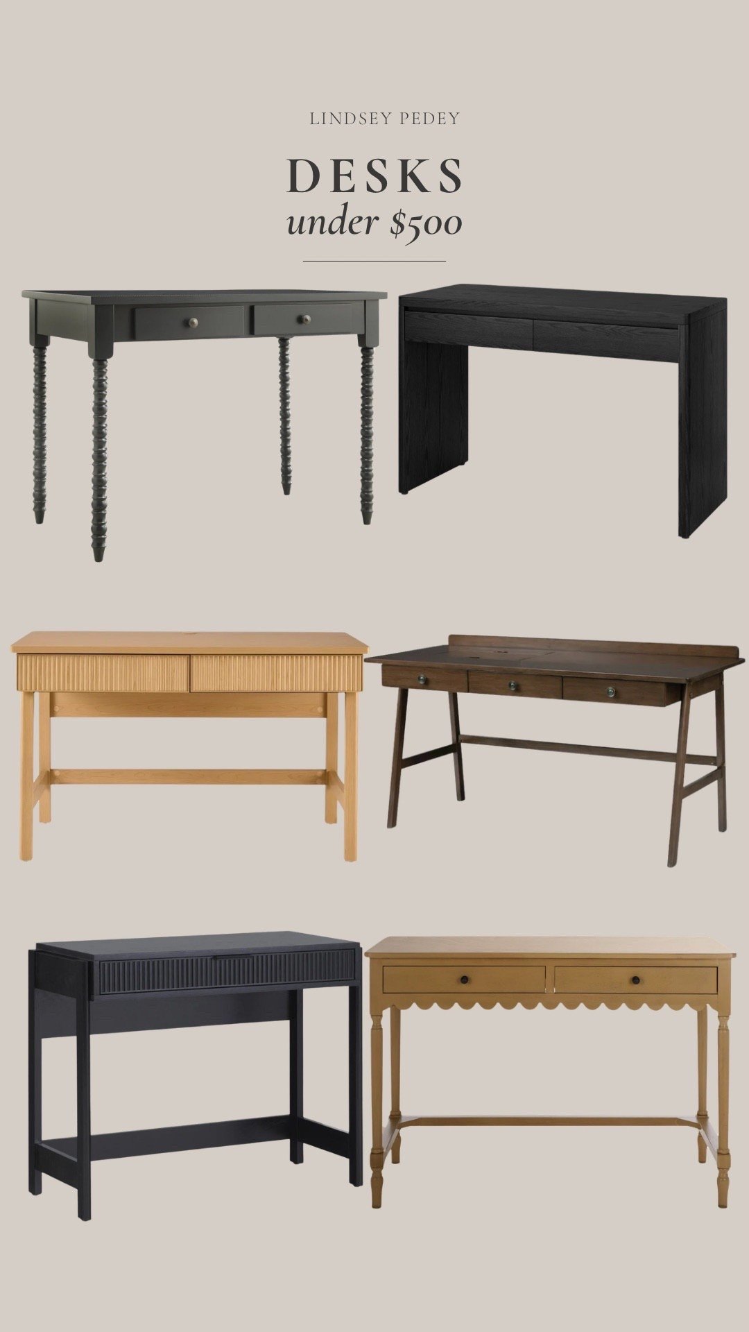 Home office desks under $500!

#LTKHome #LTKFindsUnder100 #LTKFindsUnder50