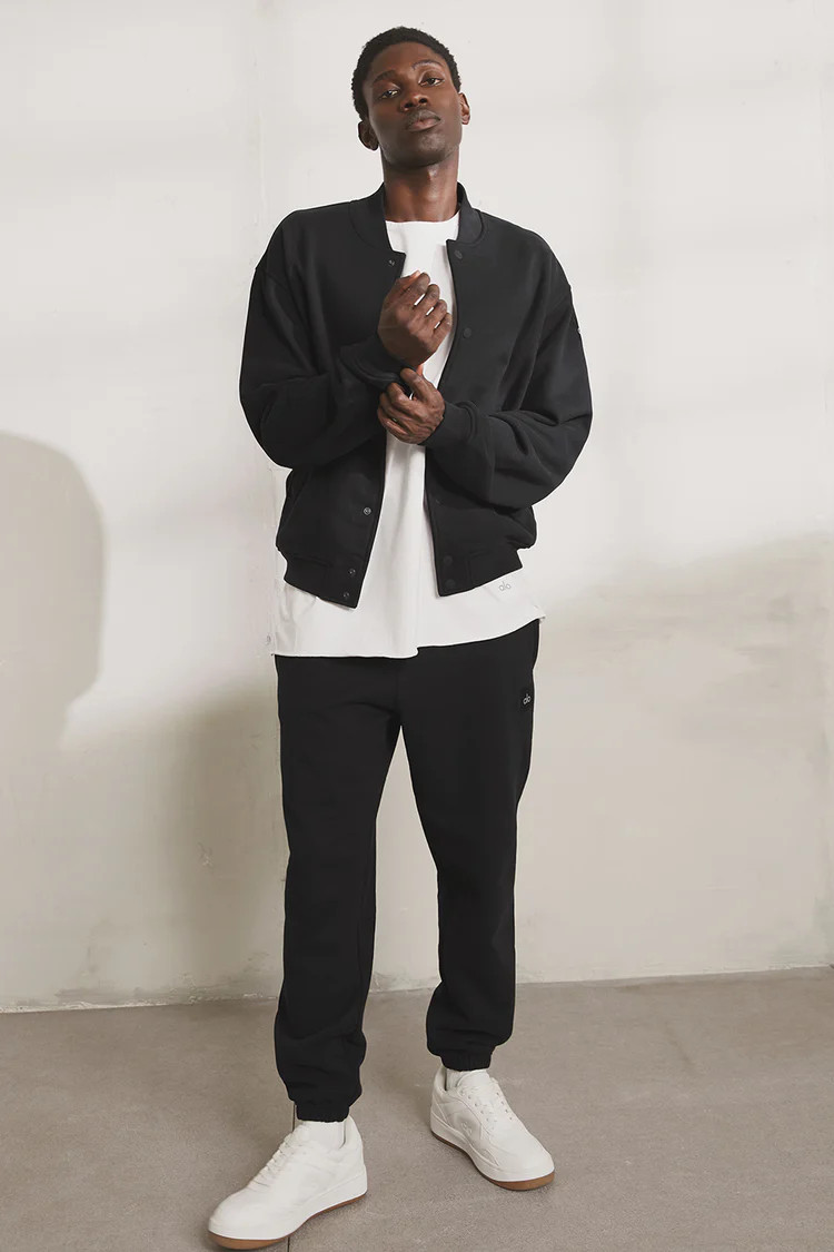 Renown Varsity Jacket - Bone | Alo Yoga (US)