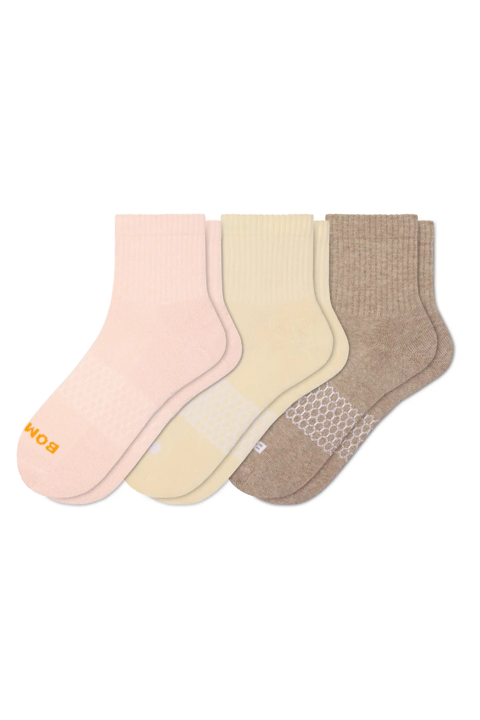 Assorted 3-Pack Quarter Crew Socks (Women) | Nordstrom | Nordstrom