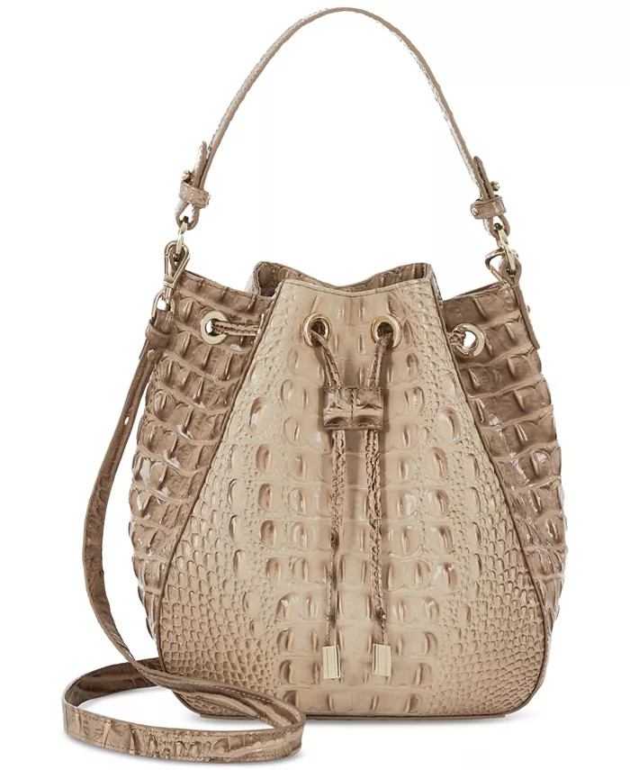 Brahmin Melinda Leather Bucket Bag - Macy's | Macy's