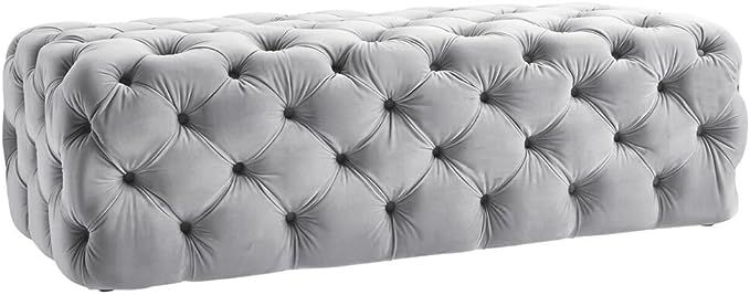 TOV Furniture The Kaylee Collection Modern Style Living Room Jumbo Velvet Upholstered Button Tuft... | Amazon (US)