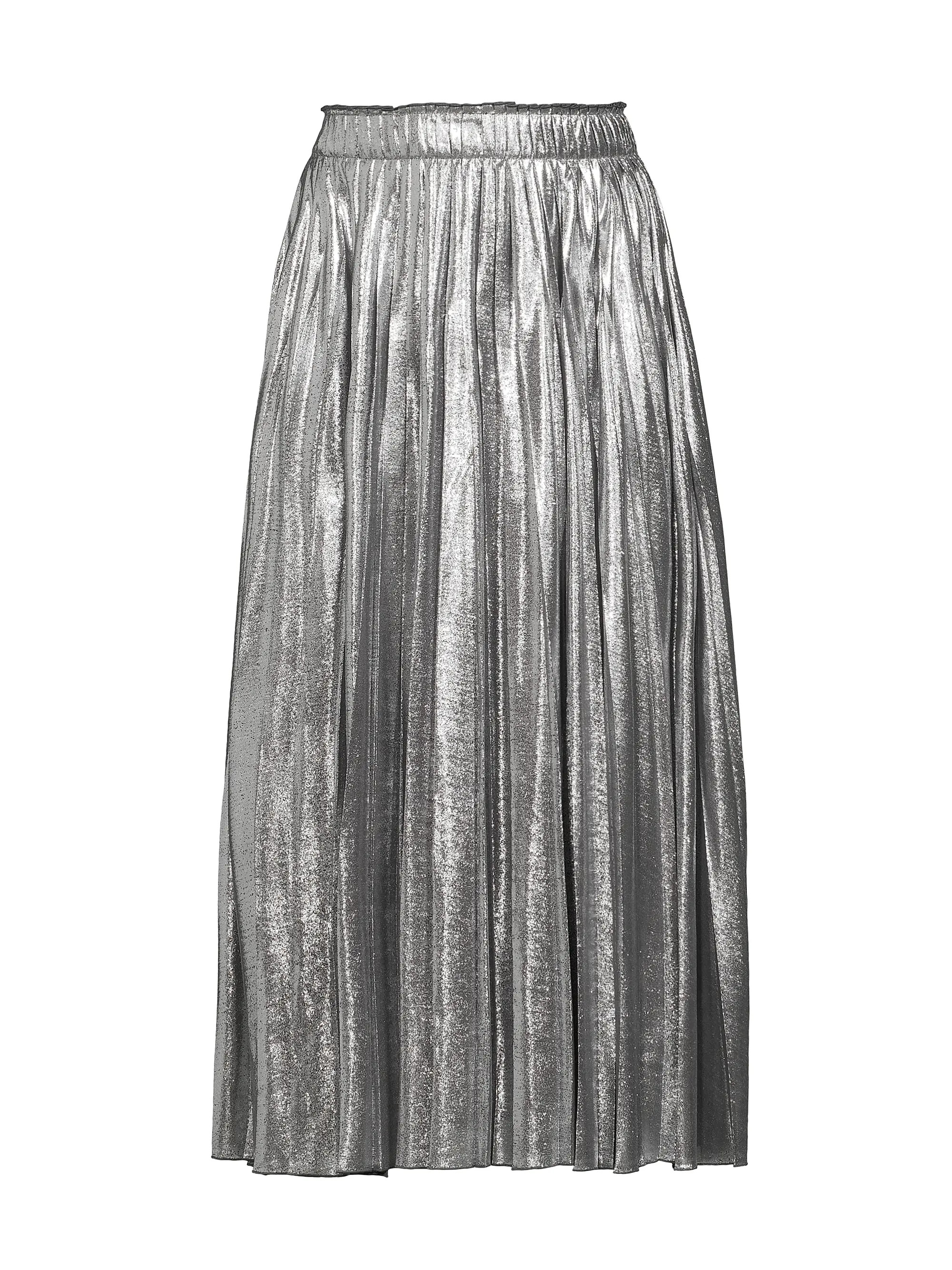 Gamma Pleated Metallic Midi-Skirt | Saks Fifth Avenue