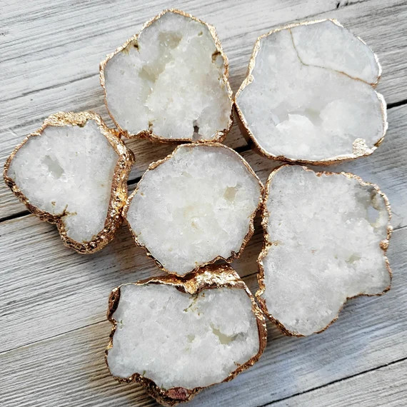 Natural Agate Druzy Deep Cut Phone Grip | Etsy (US)