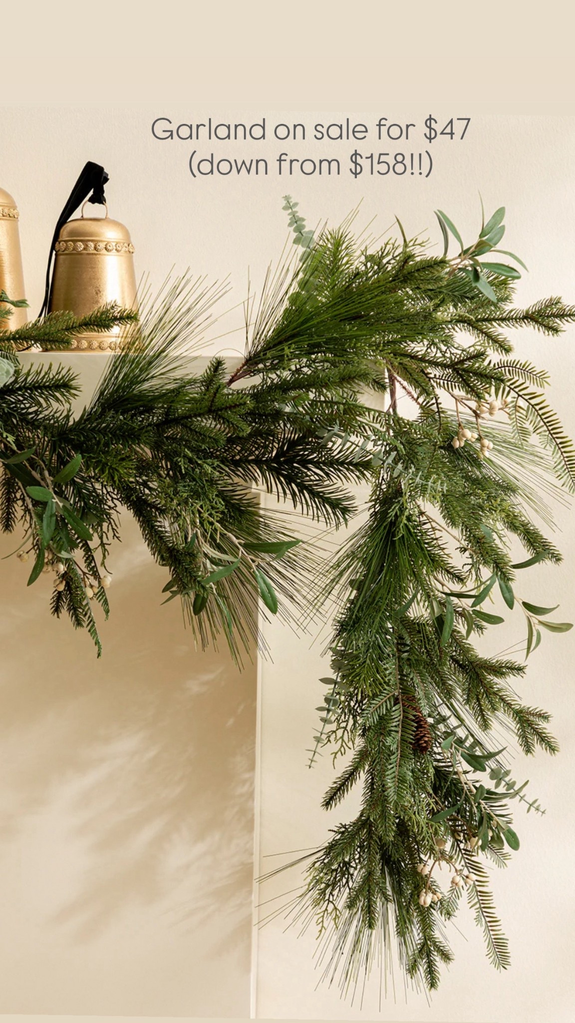 The prettiest holiday garland 70% off! Grab three strands of this garland for the price of one (and be all set for holiday decorating next year!!) 

#LTKSaleAlert #LTKHoliday #LTKHome