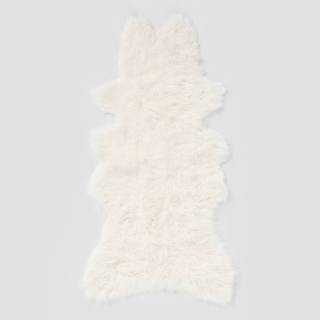 Faux Fur Sheepskin Throw Blanket - Threshold™ | Target