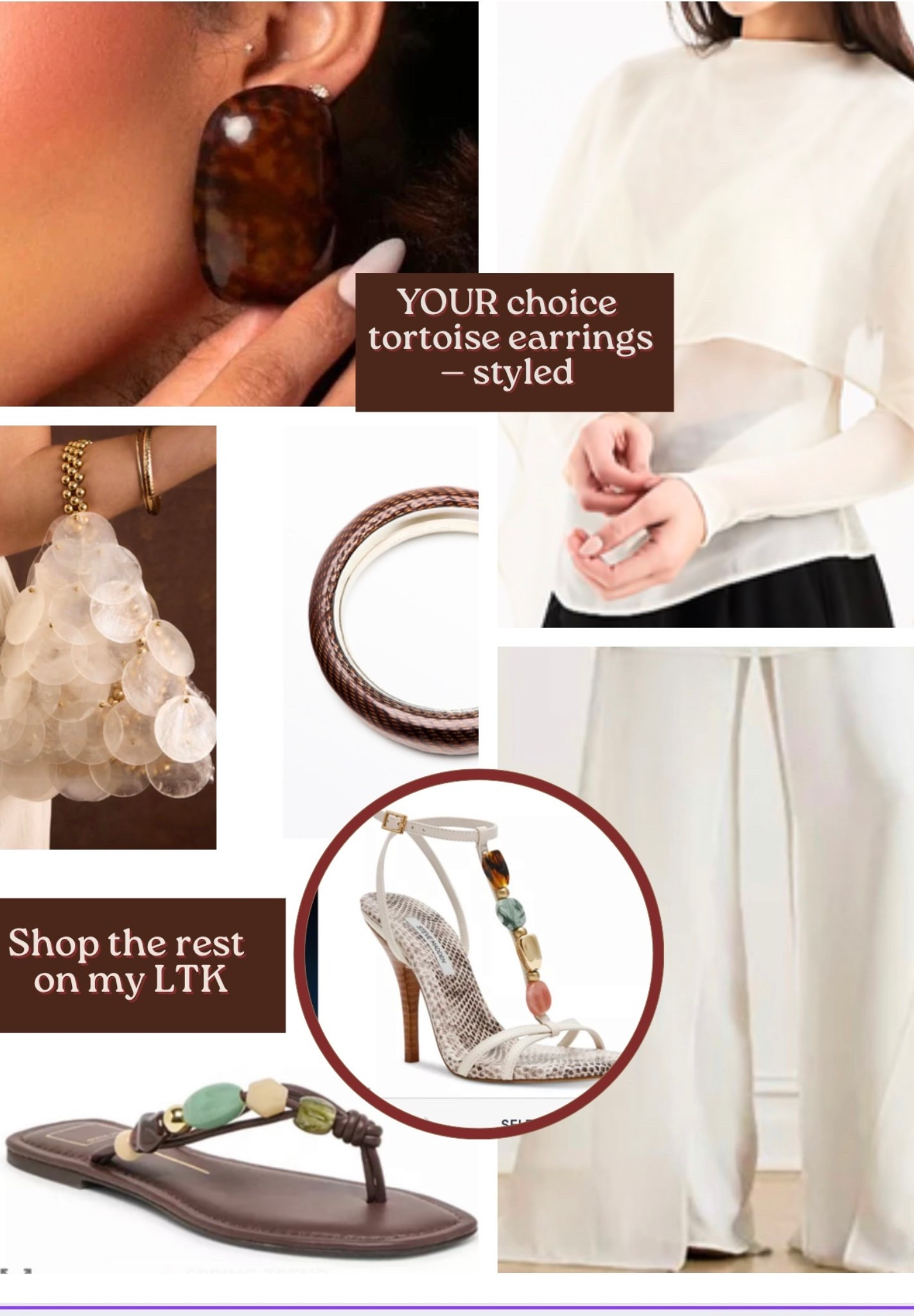 Tortoise earrings — styled.
Everything else in this look is linked here ↓

#LTKMothersDay #LTKootd #LTKOver40