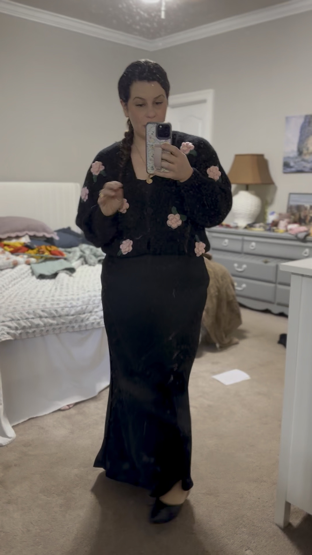 How cute would this be for a Christmas party? What I’m wearing today- a mix of pieces from Target, Quince & TJ Maxx. Wearing a L in the washable silk camisole, small in the cardigan & a medium in the skirt. 


Work outfit, midsize, winter outfit, date night outfit, Holiday Outfit

#LTKWatchNow #LTKFindsUnder50 #LTKHoliday