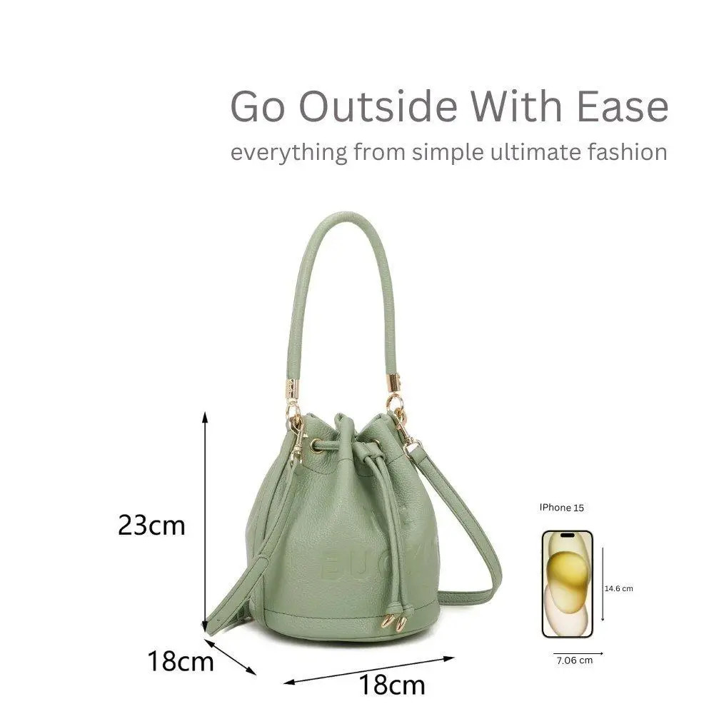 Bags & Purses | Small Drawstring Top-Handle Bucket Bag with Crossbody Strap | Kitise | Dorothy Perkins (UK)