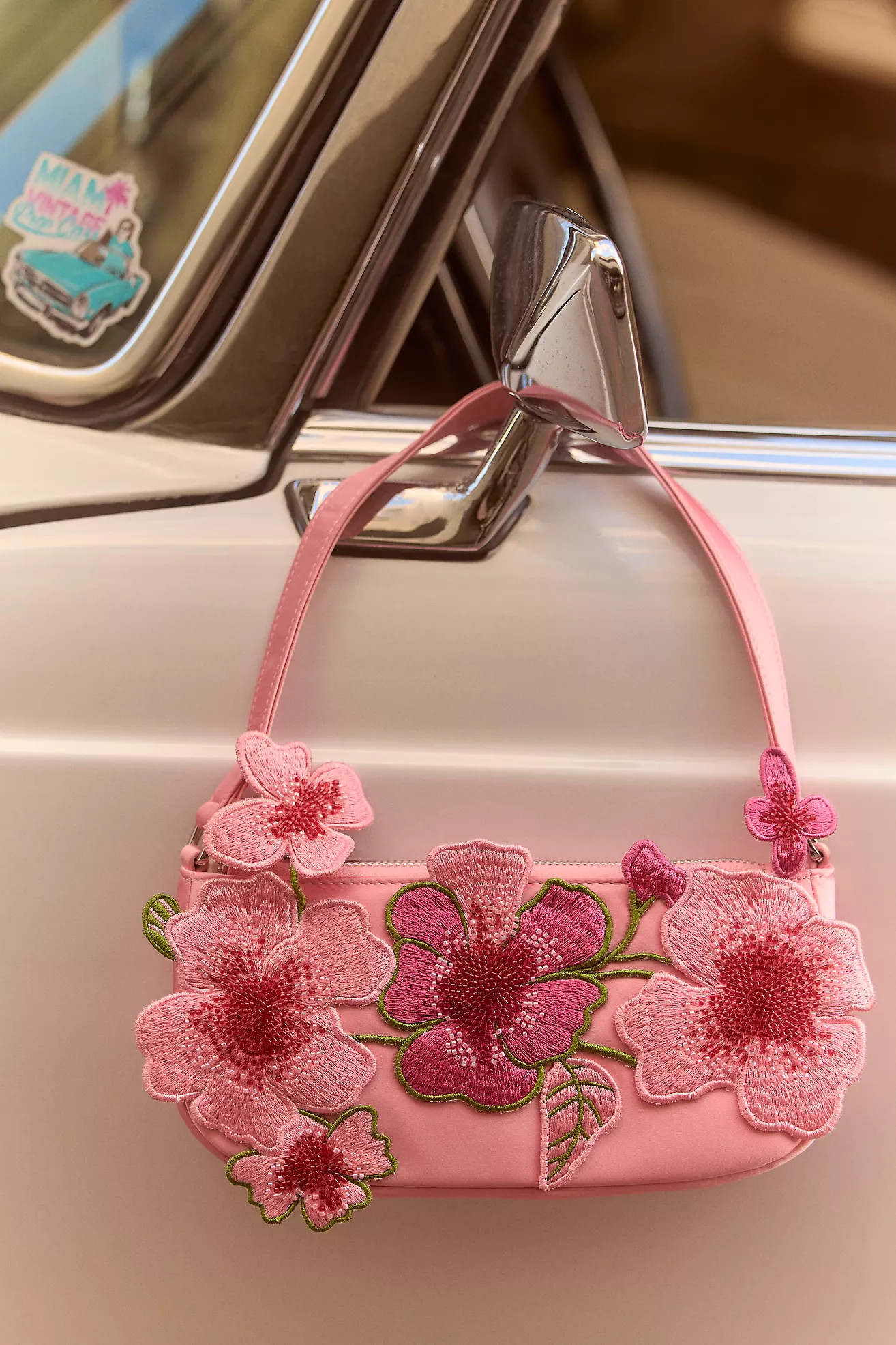 JW PEI Leona Bead-Embellished Floral Shoulder Bag | Anthropologie (US)