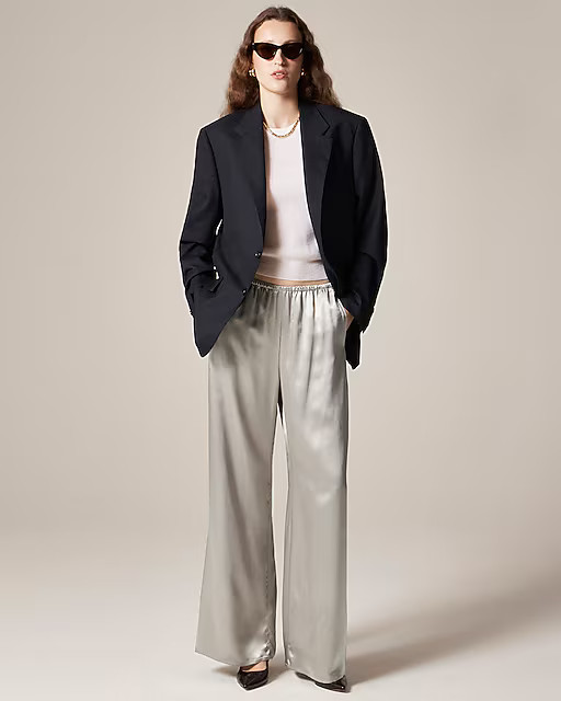 Cosmo pant in luster charmeuse | J. Crew US