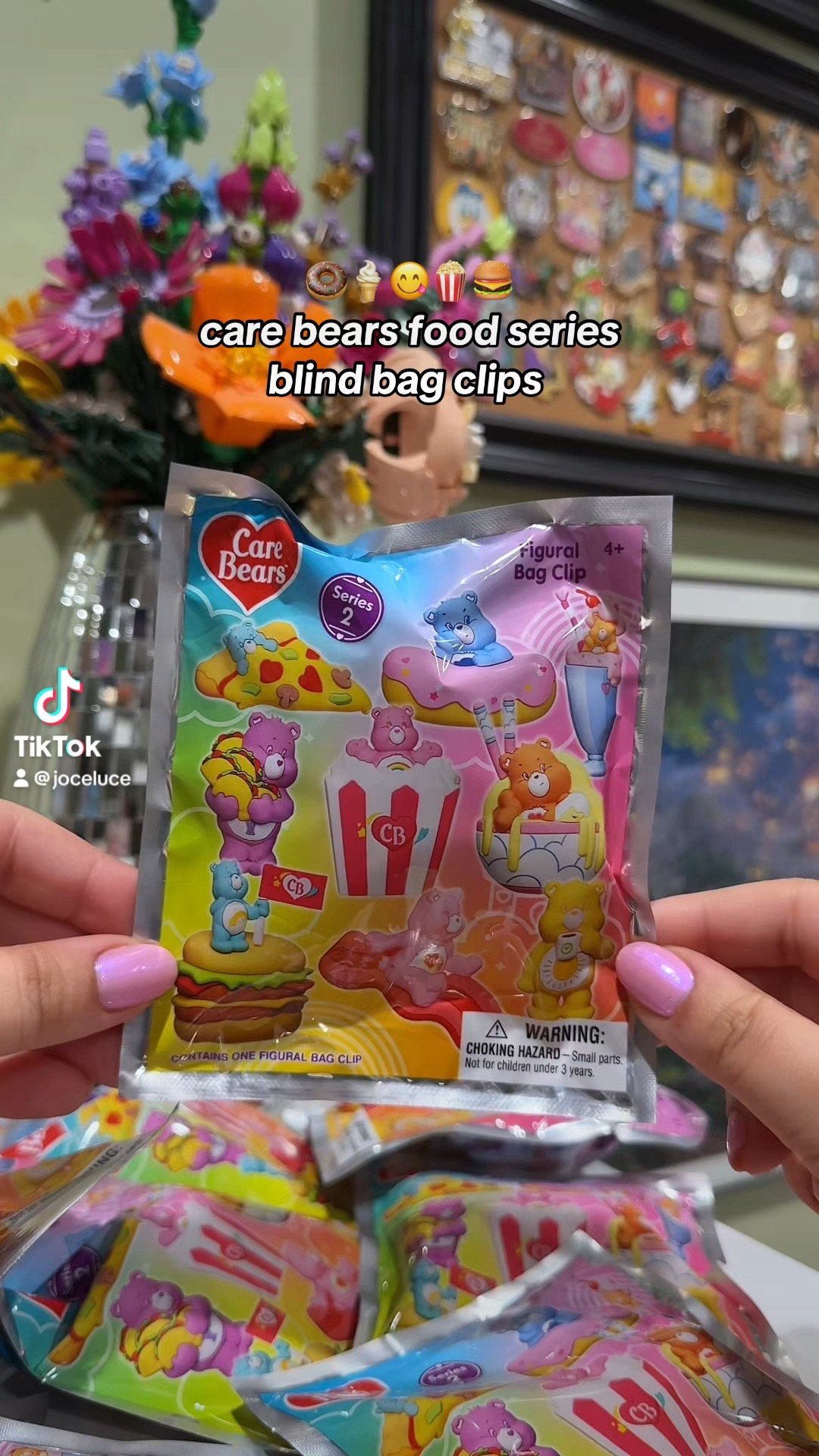 even Care Bears need sweet treats 😋 #carebears #carebearsmerch #carebearsfind #blindbag #bagclips