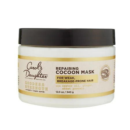 Carol s Daughter Goddess Strength Repairing Hair Mask for with Damaged Hair with Castor Oil 12 oz | Walmart (US)