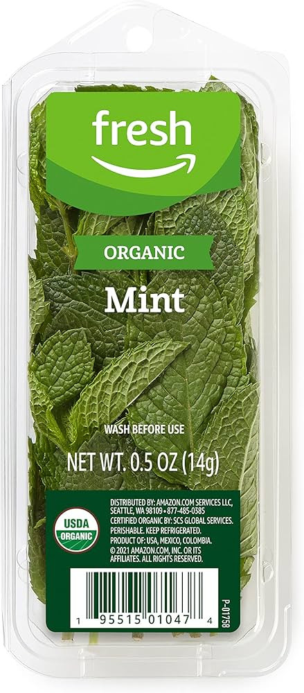 Amazon Fresh Brand, Organic Mint, 0.5 Oz | Amazon (US)